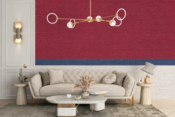 Tied Thread Fabric Wallpaper Murals