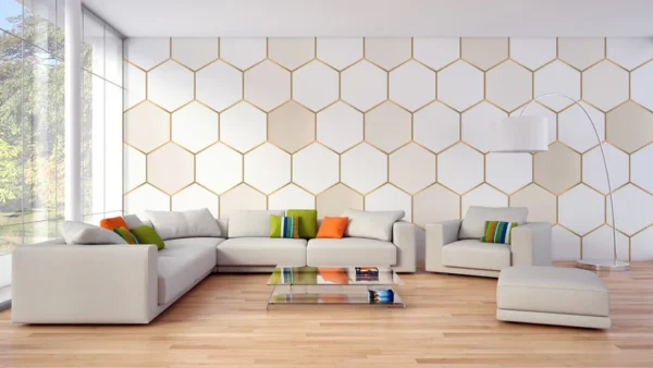 Honeycomb Hexagon wallpaper Murals